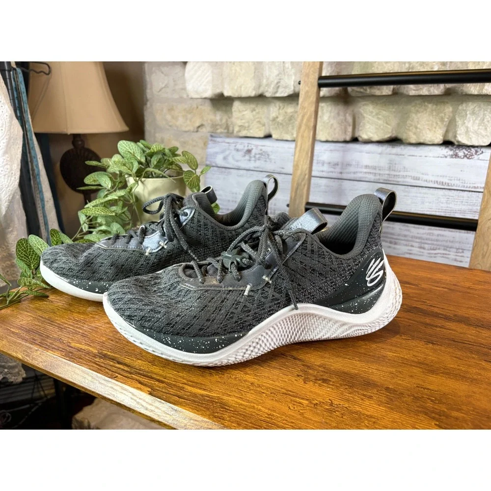 Under Armour Curry 11 Future Curry Grey Basketball Shoes Mens Size 10.5